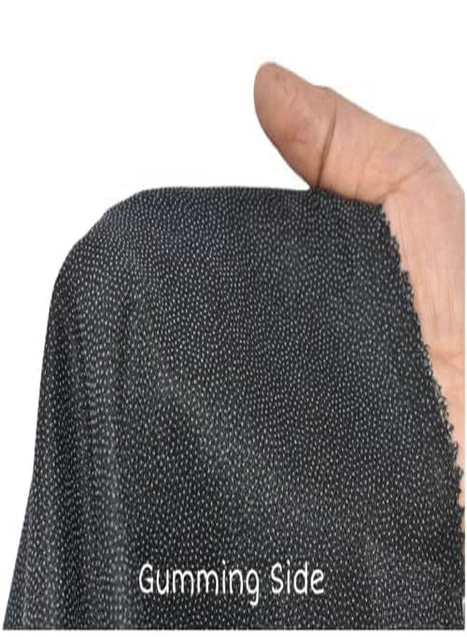 M Fabrics Microdot FUSIBLE Interlining (Dot Canvas Fusing) for Sewing/Tailoring, Fashion Designing, Boutique, etc. - Pack of (Black, 2 Meters) - Image 4
